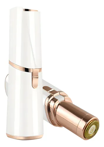 Recortadora Eléctrica Facial Y Corporal Portátil White And Rose Gold