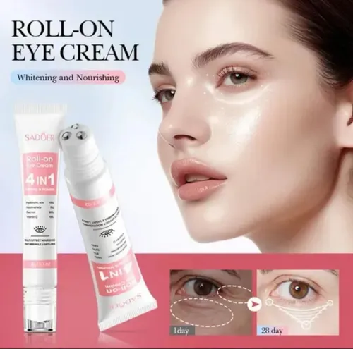 Contorno Ojos 4 En 1 Roll On Iluminador Hidratante Sadoer