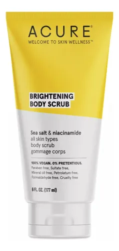 Exfoliante Corporal Acure Renovador Iluminador De Piel 180 M