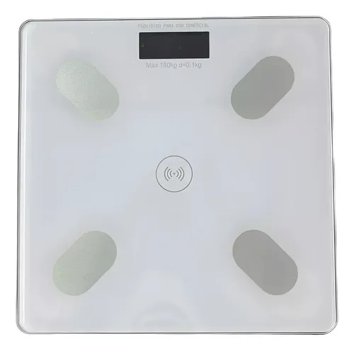 Balanza De Baño Digital 180kg Bluetooth Smart Cuerpo Vidrio