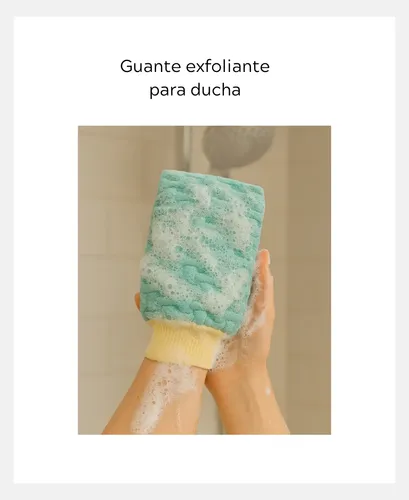 Guante Para Baño Exfoliante Esponja De Ducha Manopla