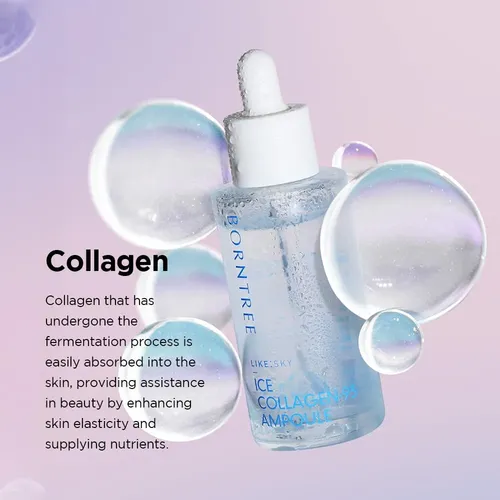 Like Sky Ice Marine Collagen 93 Ampoule 1.69 Fl Oz With 7