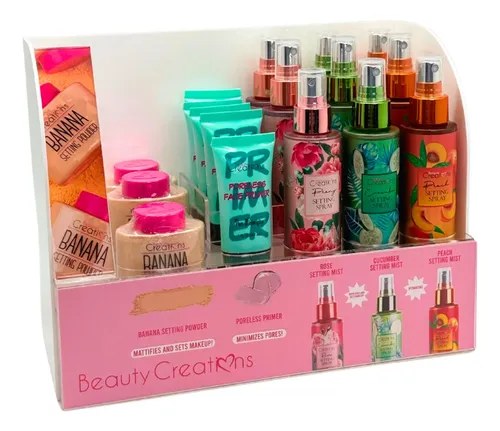 Kit Beauty Creations Polvo Banana Primer Spray Fijador