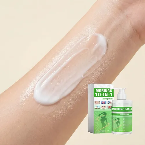 Crema Esculpidora J62 Moringa Care 10 En 1, Crema Corporal Y