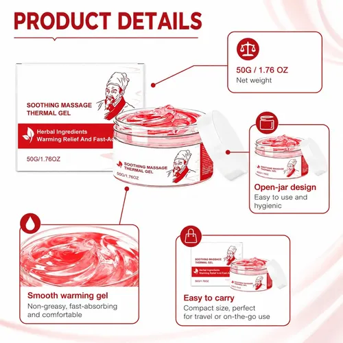 Gel De Masaje Cálido Para El Cuerpo, Crema De Masaje A Base De Hi
