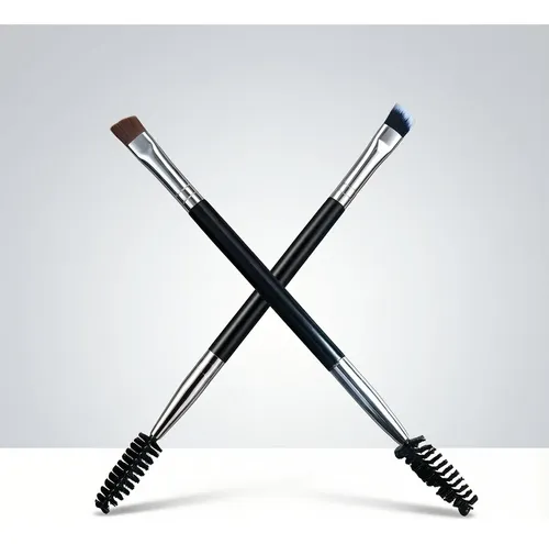 Aplicar Delineado Con Brocha Para Cejas Doble Punta Ideal Pa