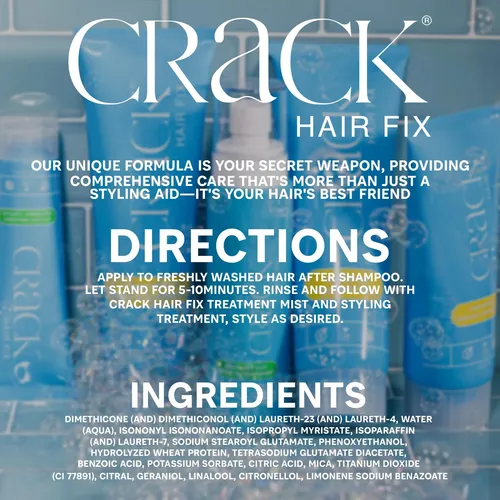 Mascarilla Capilar Crack Hair Fix Influx Restorative 180 Ml