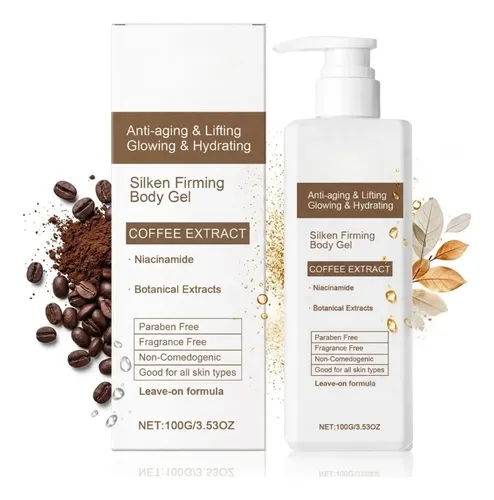 Gel Corporal Reafirmante Silken – Loción Con Cafeína Y