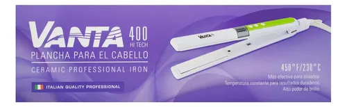Vanta Hi Tech 400 Planchita Digital Plancha Pelo Alisado