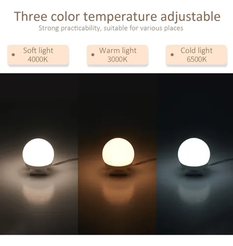 El Kit De Luces Led Para Espejos Se Adhiere A 3 Temperaturas