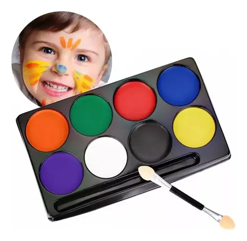 Paleta Maquillaje Artistico Pintura 8 Colores