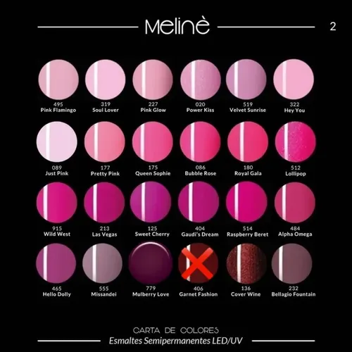 Kit X12 Esmaltes Meliné Semipermanente (ver Descripcion)