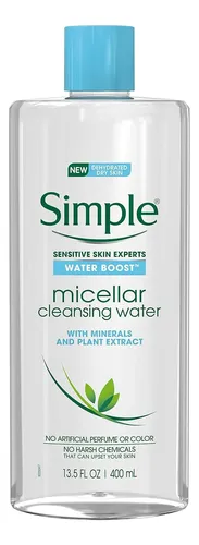 Agua Limpiadora Micelar Simple Water Boost, Piel Sensible…
