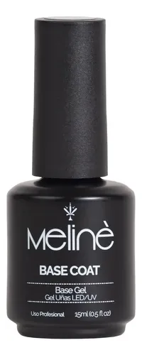 Esmalte Base Coat Meline Gel Uv/led Semipermanente X 15 Ml