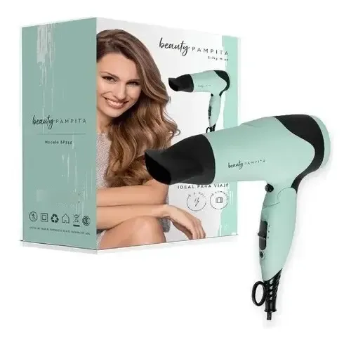 Secadora De Pelo Mini De Viaje 1500w Color Verde