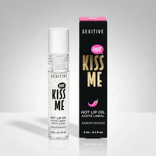 Aceite Brillo Gloss Labial Sexitive Kiss Me Hot Sabor Mango