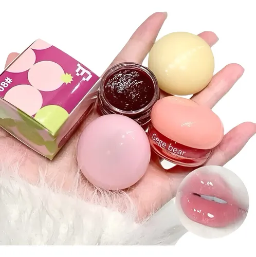 Brillo Labial Jelly Jam Solid Lip Gloss Gege Bear