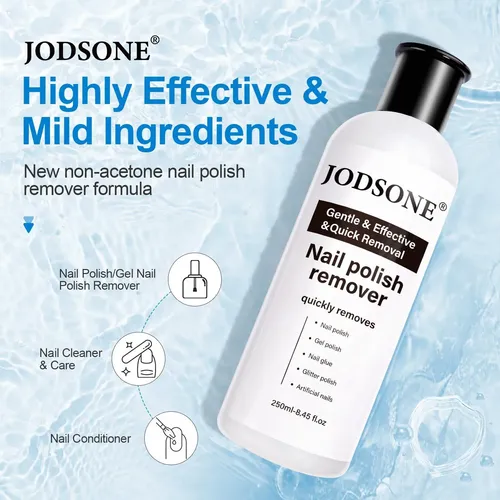 Removedor De Uñas Sin Acetona Jodsone 8.45 Fl Oz