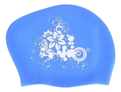 Gorro De Natación Unisex De Silicona Con Estampado Moderno