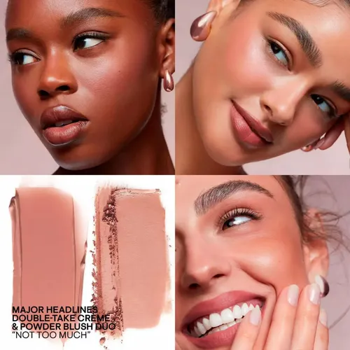 Patrick Ta Double-take Crème & Powder Blush Duo Rubor Tono Del Maquillaje Not Too Much