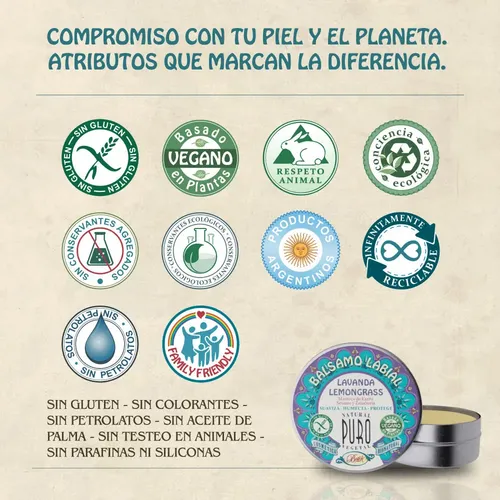 Bálsamo Labial Lata Lavanda Lemongrass Boti-k Puro