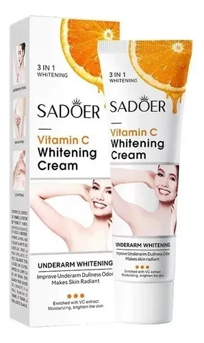Sadoer Crema Blanqueadora Axilas Vitamina C Aclarante X 50 G