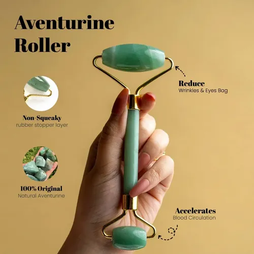Herramienta De Masaje Jade Roller Gua Sha Para El Cuidado De
