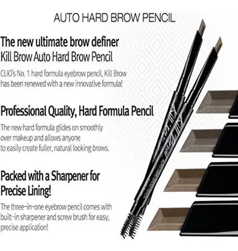 Lápiz De Cejas Clio Kill Brow Auto Light Brown