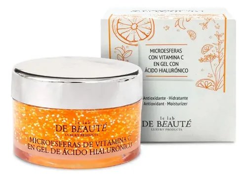 Microesferas Vitamina C En Gel Con Ácido Hialurónico X 50g Momento de aplicación Día/Noche Tipo de piel Todo tipo de piel