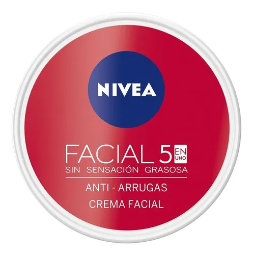 Crema facial 5 en 1 NIVEA Cuidado Antiarrugas para todo tipo de piel x 100 ml