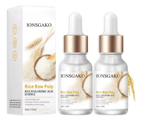 Sérum De Arroz Blanco Ionsgako Para Rostro – Hidratación Pro Todo Tipo De Piel