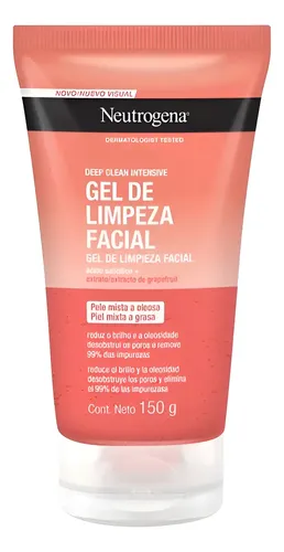 Gel De Limpeza Neutrogena Deep Clean Grapefruit 150 Gr.