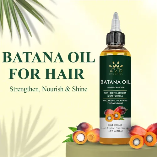 Aceite De Batana Avd Organics Para Crecimiento Capilar 120ml
