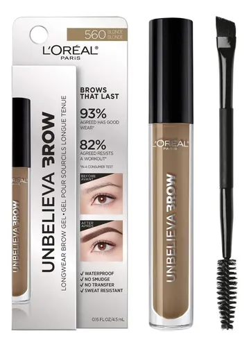 Gel Para Cejas L Oreal Paris Inbelieva-brow, Impermeable Y C Warm Brunette