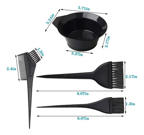 21pcs Herramientas Para Teñir El Cabello Botella De Kkk