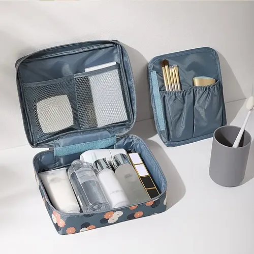 Bolsa De Aseo Impermeable Para Mujer, 1 Funda De Maquillaje
