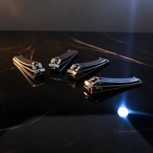 Alicate Cortauñas Trim Mediano 6cm Acero Inox Por 4 Unidades
