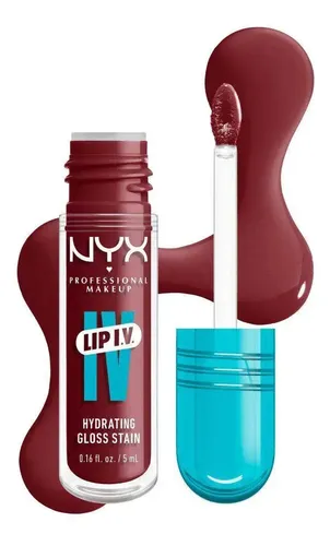 Tinta De Labios Hidratante Lip Iv De Nyx Professional Drippin In Rose