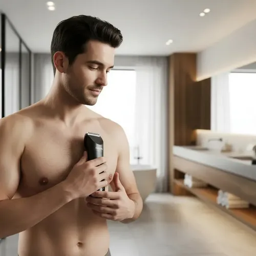 Corta Pelo Corporal Hombre Afeitadora Inalambrica Recargable