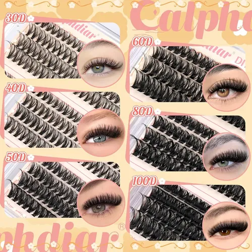 Kit Pestañas Postizas 474 Piezas 8 16mm Rizado D Curl