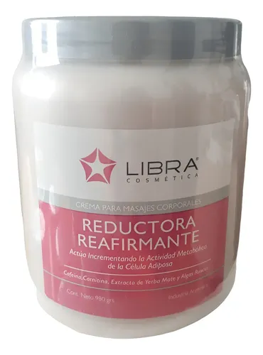 2 Crema Masajes Reductora Y Reafirmante 980g Libra Cosmetica