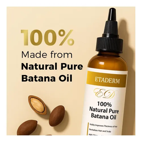 Etaderm Aceite De Batana Crudo Para Crecimiento Del Cabello