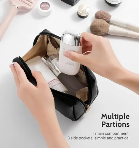 Bolsa De Maquillaje De Viaje Aveniee Small De Piel Vegana Ne