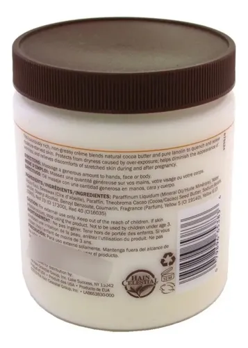 Manteca De Cacao Cream Queen Helene, 450 Ml (paquete De 3)