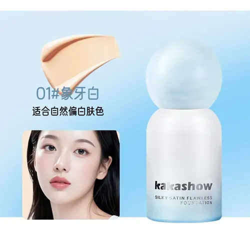 Base De Maquillaje Asiatico Larga Duracion Satinado 30g