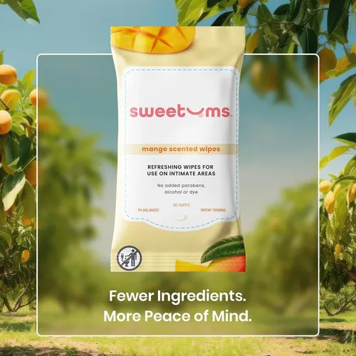 Toallitas Íntimas Mango Sweetums 30 Unid. Ph Balanceado
