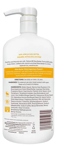 Loción Corporal De Karité Palmer’s Shea, Piel Seca, 950ml