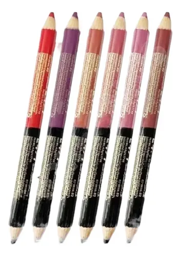 Delineador De Ojos X2 Lapiz Sombras Labios 3 En 1 Multiuso