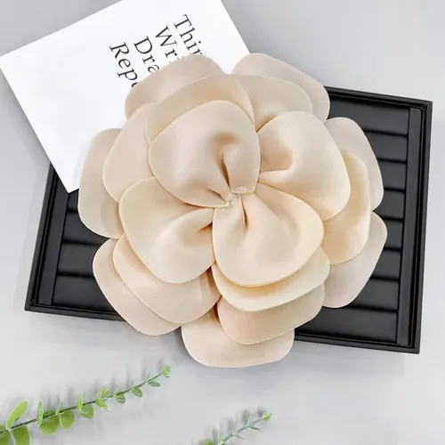 Accesorios Para Cabello Con Flor En Tamaño Grande, 3d, Nuevo