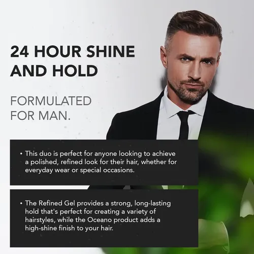 Gel Para El Cabello Gentlemen Republic, 16 Oz, Refinado Y Oc
